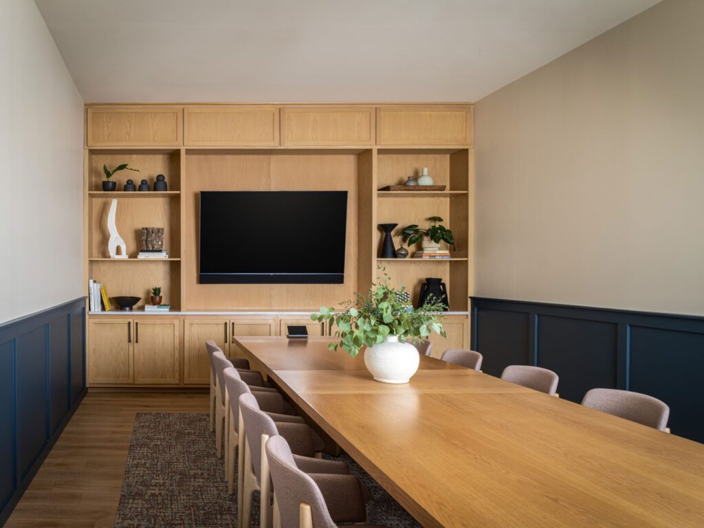 Sora boardroom at the Marina Grand Resort in New Buffalo, Michigan.