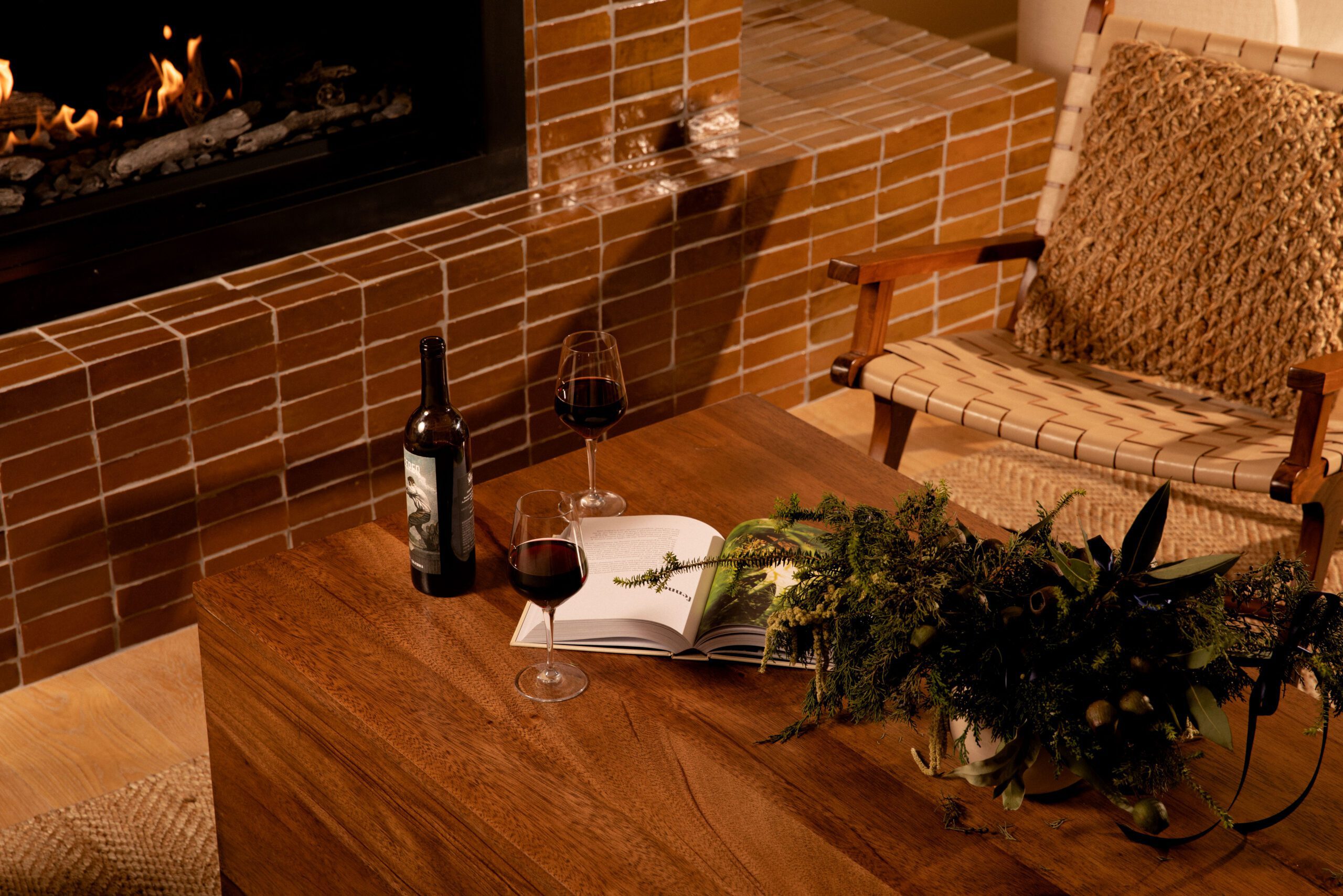 The Living Room Fireplace